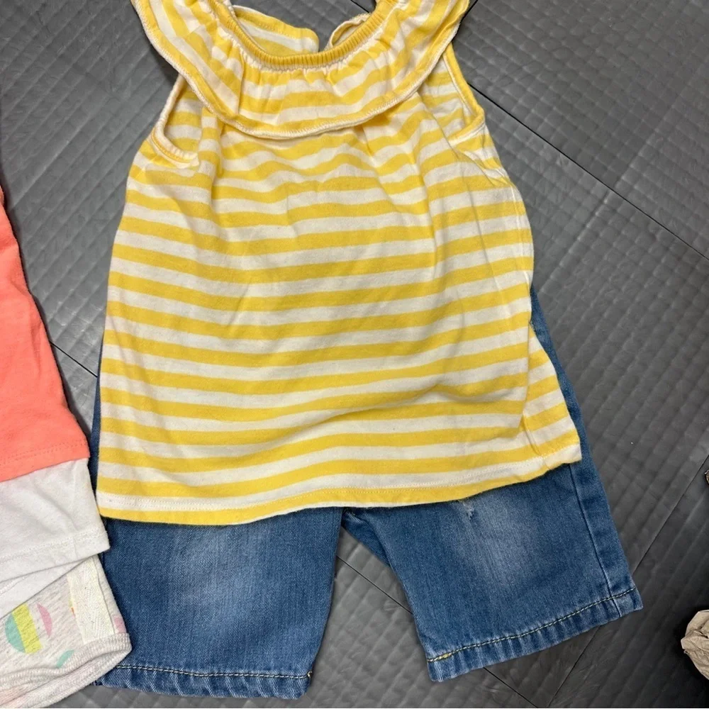 GIRLS SUMMER LOT SIZE 4T OLD NAVY 365 KIDS CAT & JACK